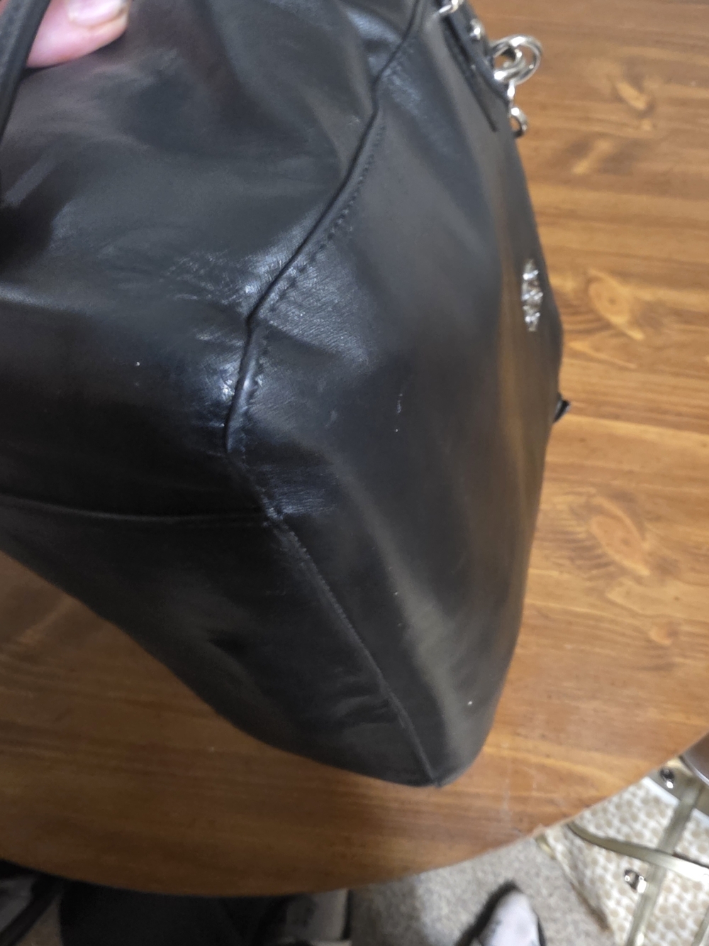 Coach Collette In Black Cowhide,buttery Soft Leather - Picture 8 of 16